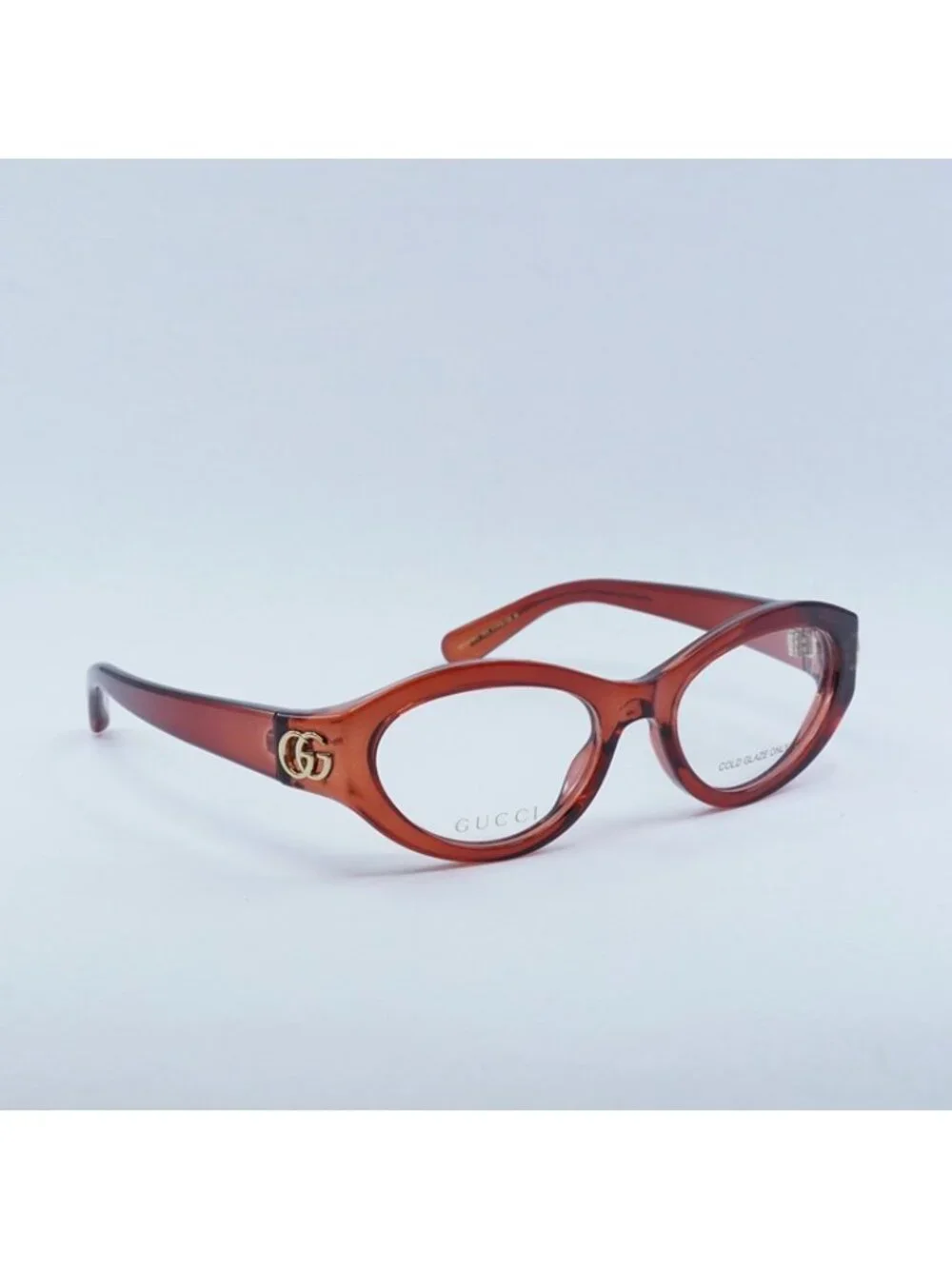 Gucci GG1405O 003 Eyeglasses Burgundy 51mm Cat Eye Frame